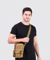 Tiger Tactical Shoulder Sling Bag Large Black For Travel