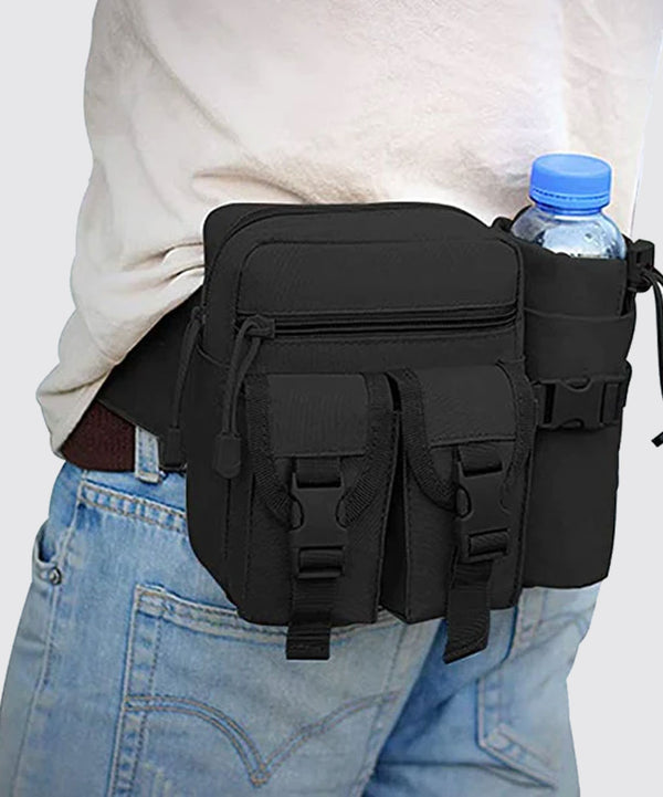 Gorilla Hip Belt Bag Pouch with Water Bottle Holder