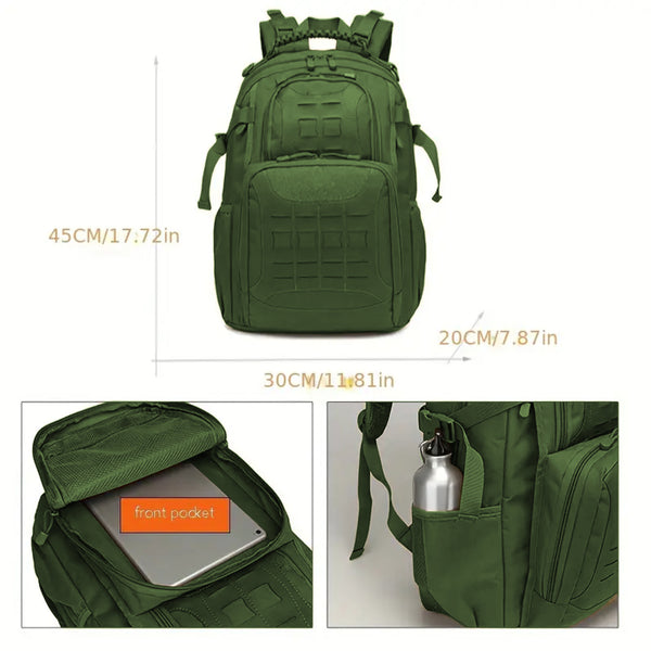 Aurochs Tactical Laptop Backpack Green Color