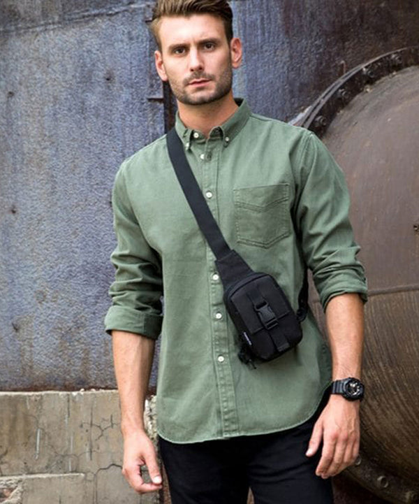 Hamster Small Chest Bag Black