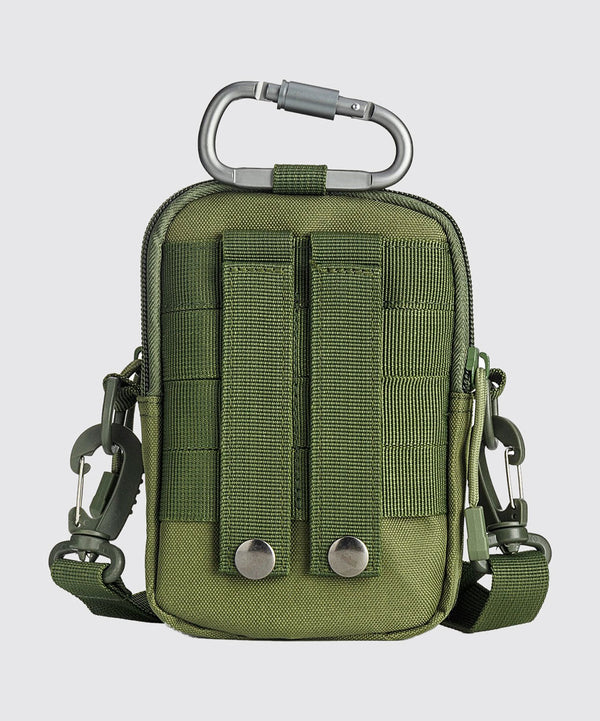 Leopard Tactical Shoulder Sling Bag Black