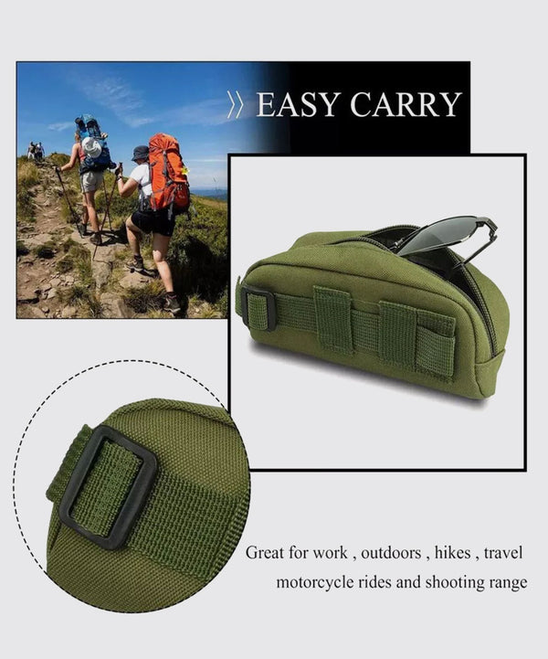 Foosa Tactical Portable Sunglasses Case Pouch