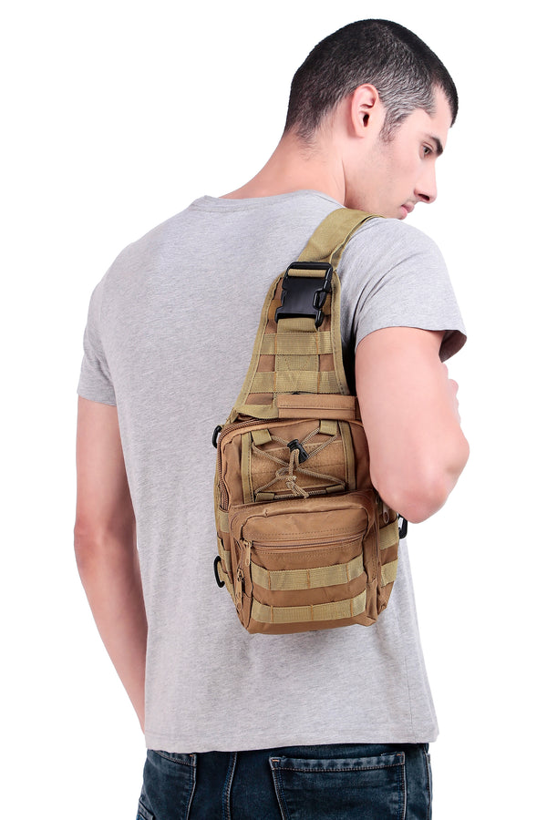 OKAPI Tactical Military Sport Bag Outdoor Small Chest Pack for Day Trip