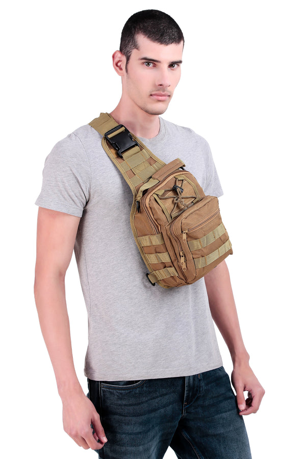 OKAPI Tactical Military Sport Bag Outdoor Small Chest Pack for Day Trip
