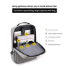 Unisex Laptop Backpack With 2 Compartments,2 Front Pocket & 1 Side Bottle Pocket