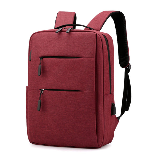 Unisex Laptop Backpack With 2 Compartments,2 Front Pocket & 1 Side Bottle Pocket