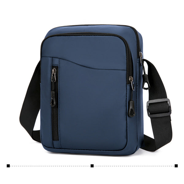 Men Sling Bag With 2 Large Compartment And 1 Small Compartment 2 Pocket Water Resistant