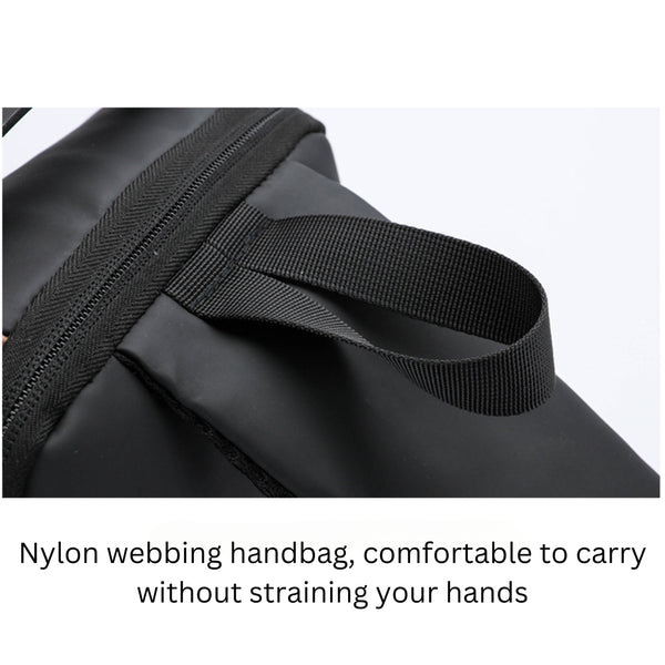 Crossbody Sling Bag for Travel 1 Compartment With TSA Lock, Front Zip Pocket, Rear Zip Pocket, Shoulder Strap Pocket