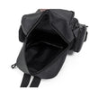 Adjustable Hook Carry In 2 Style Chest Bag Crossbody Sling Bag for Travel 1 Compartment, Front Zip Pocket, Rear Zip Pocket