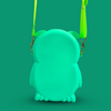 Girls Cute Owl Sling Bag - Adorable, Durable, and Functional Silicone Shoulder Bag for kids