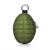 Hand Grenade Style Tactical Keychain Zippered Case - Unique Coin Pouch Bag for Wallets and Keys