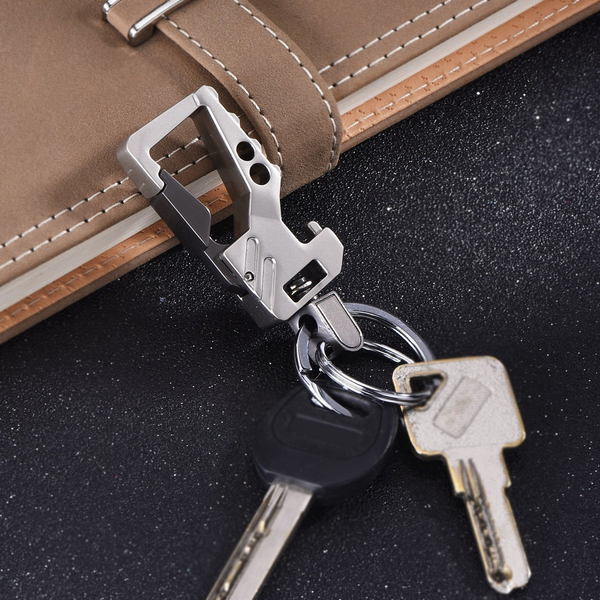 Heavy Duty Bottle Opener Keychain - Stylish and Functional Key Organizer