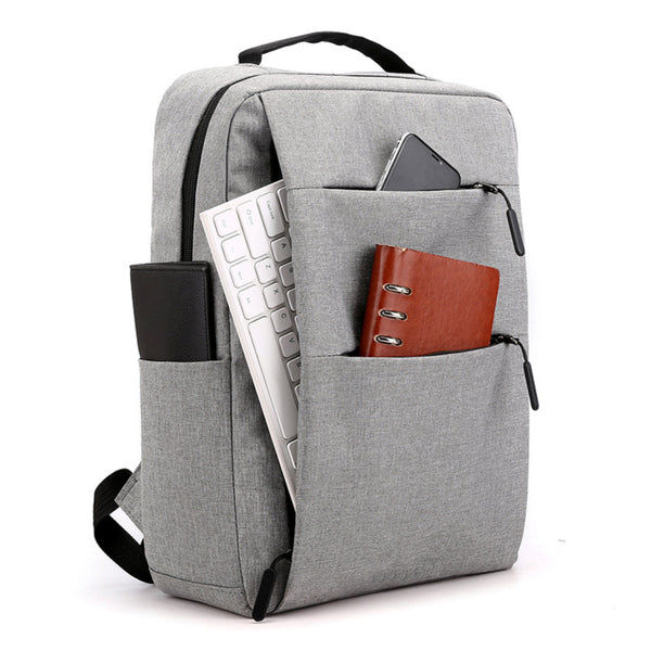 Unisex Laptop Backpack With 2 Compartments,2 Front Pocket & 1 Side Bottle Pocket