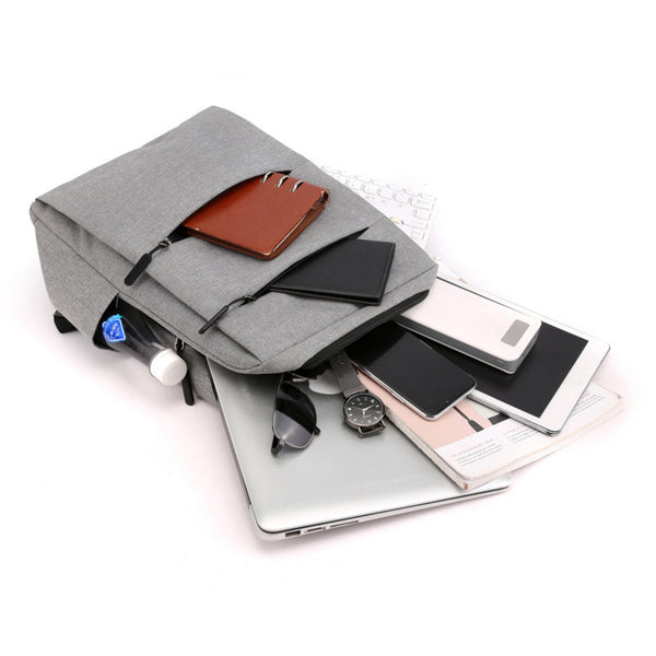 Unisex Laptop Backpack With 2 Compartments,2 Front Pocket & 1 Side Bottle Pocket