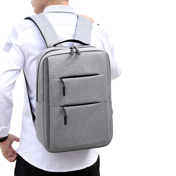 Unisex Laptop Backpack With 2 Compartments,2 Front Pocket & 1 Side Bottle Pocket