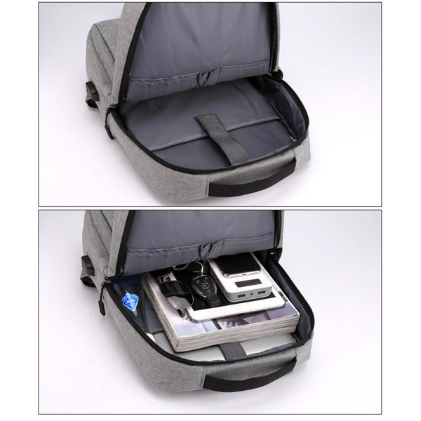 Unisex Laptop Backpack With 2 Compartments,2 Front Pocket & 1 Side Bottle Pocket