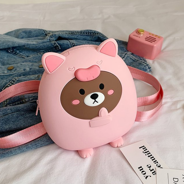 Trendy Cartoon Design Backpack for Kids and Girls