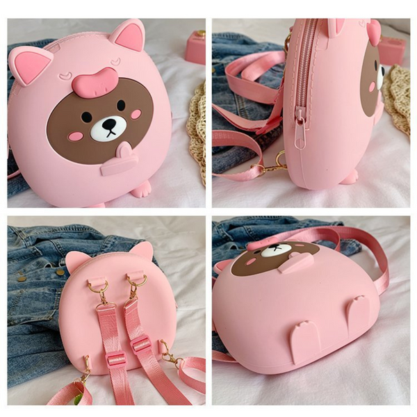 Trendy Cartoon Design Backpack for Kids and Girls