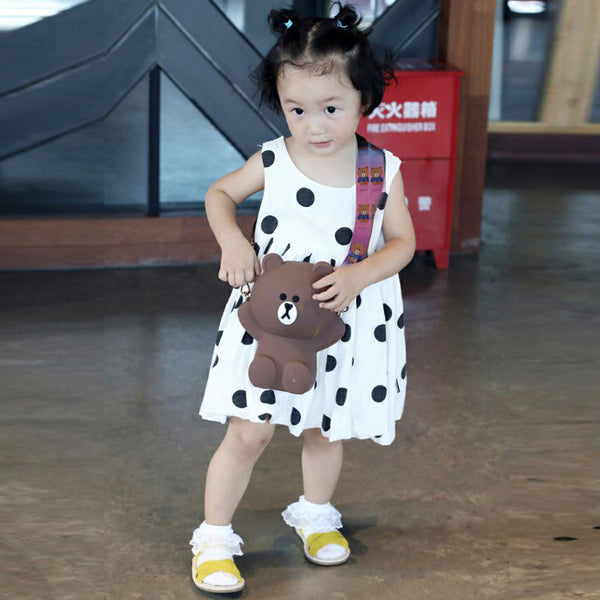 Teddy Bear Silicon Bag for Kids