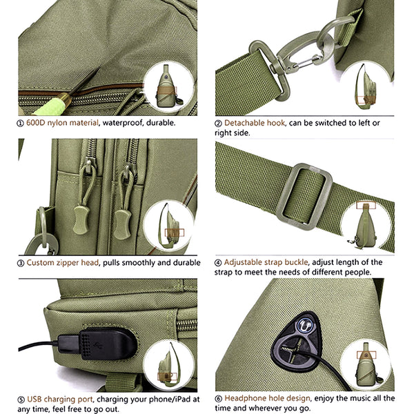 Koala Unisex Tactical Shoulder Bag