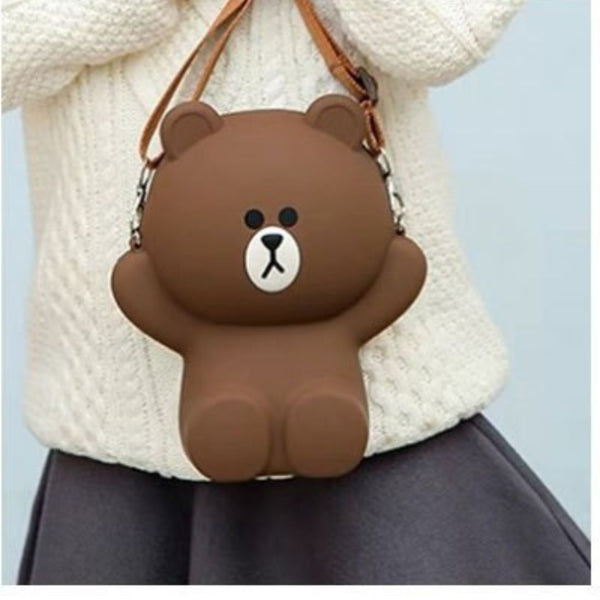 Teddy Bear Silicon Bag for Kids