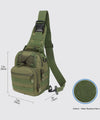 OKAPI Tactical Military Sport Bag Outdoor Small Chest Pack for Day Trip