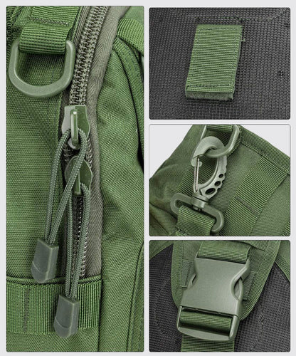 OKAPI Tactical Military Sport Bag Outdoor Small Chest Pack for Day Trip