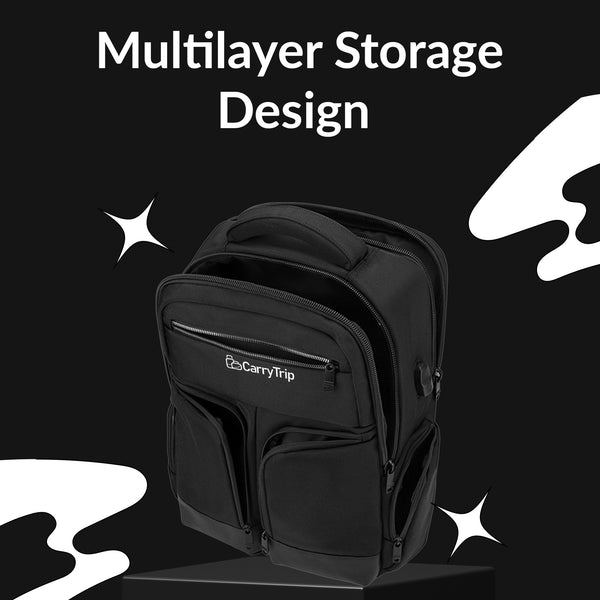 CARRY TRIP Quagga Business Laptop Backpack - Stylish Office & Travel Backpack for Men & Women