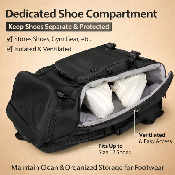 Stellar Laptop Backpack with Shoe Section