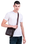 Kangaroo PU Leather Crossbody Sling Bag