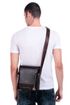 Trex Crossbody Shoulder Side Nylon with Leather Sling Bag for Men & Women