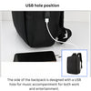 Laptop Backpack Men And Women Laptop Bag 1-Compartment, USB Port And Front Zipper Backpack for Office