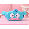 Kawaii Sanrio Hangyodon Silicone Fanny Bag for Kids - Cute Waterproof Anime Cartoon Waist Pack & Crossbody Coin Purse